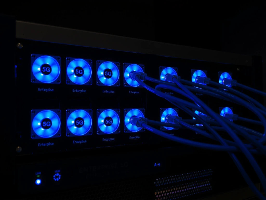 Server rack con cavi etichettati per connettività dedicata